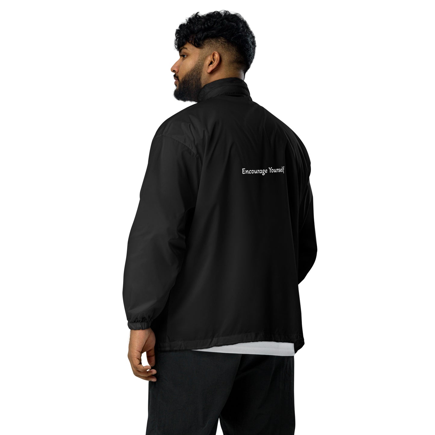 Encourage Yourself Unisex Windbreaker