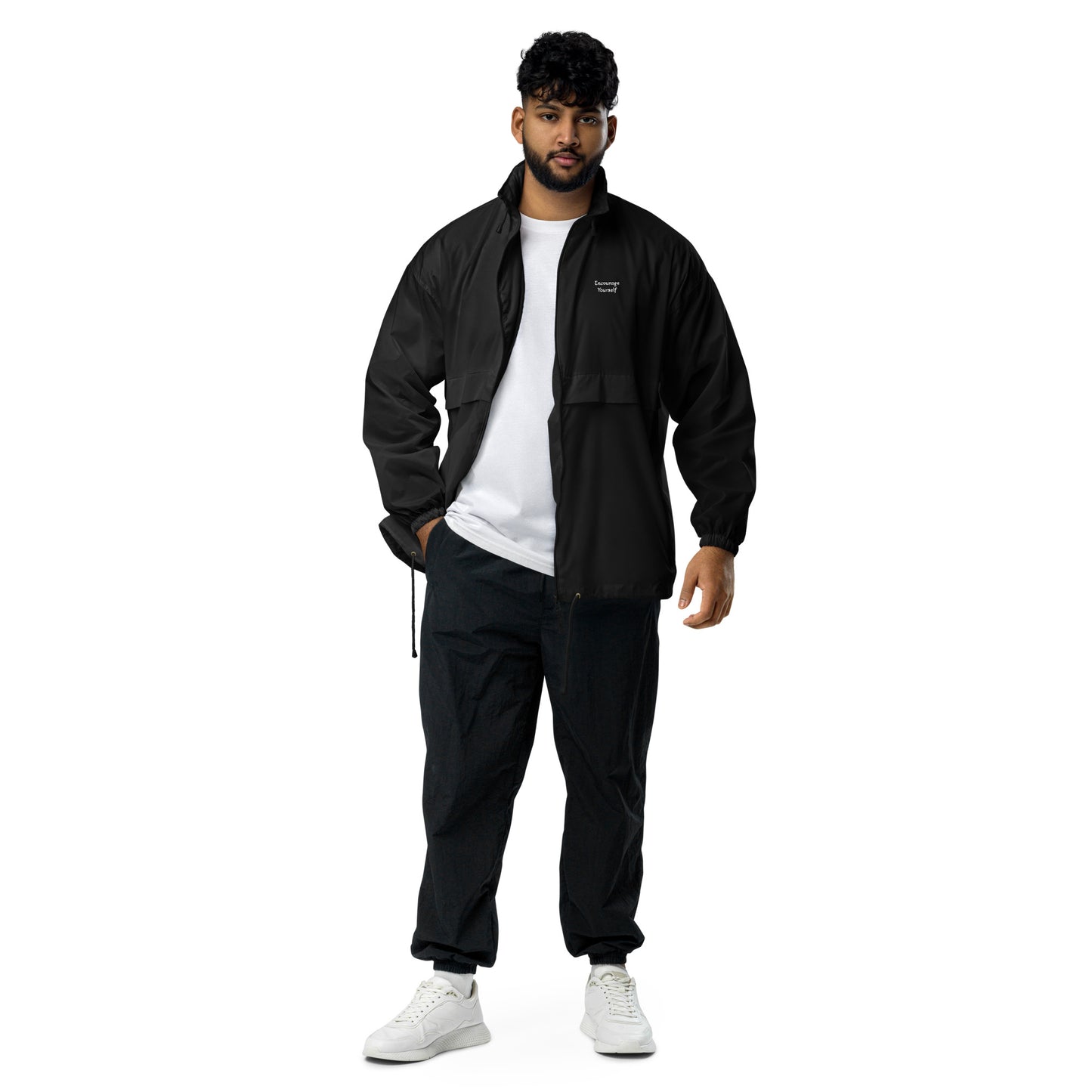 Encourage Yourself Unisex Windbreaker