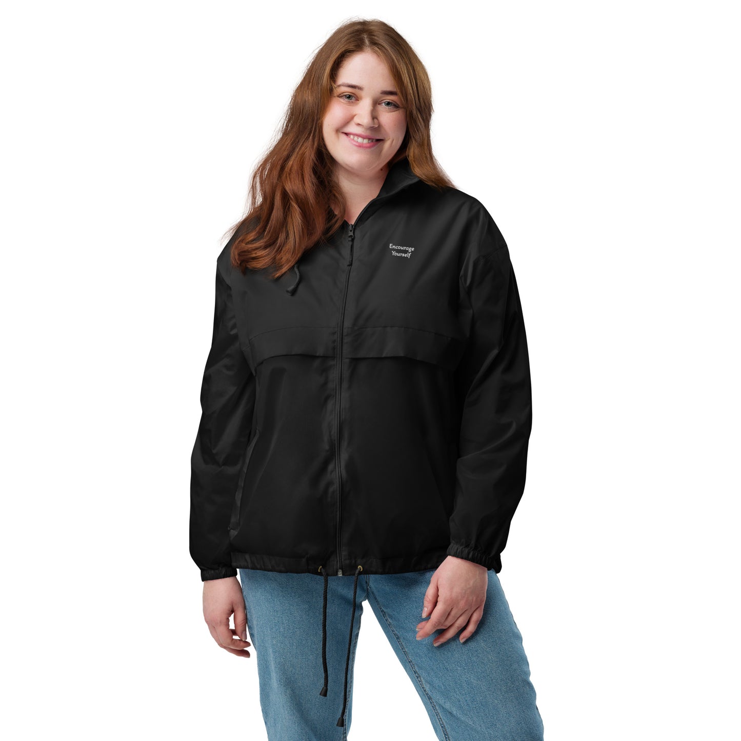 Encourage Yourself Unisex Windbreaker