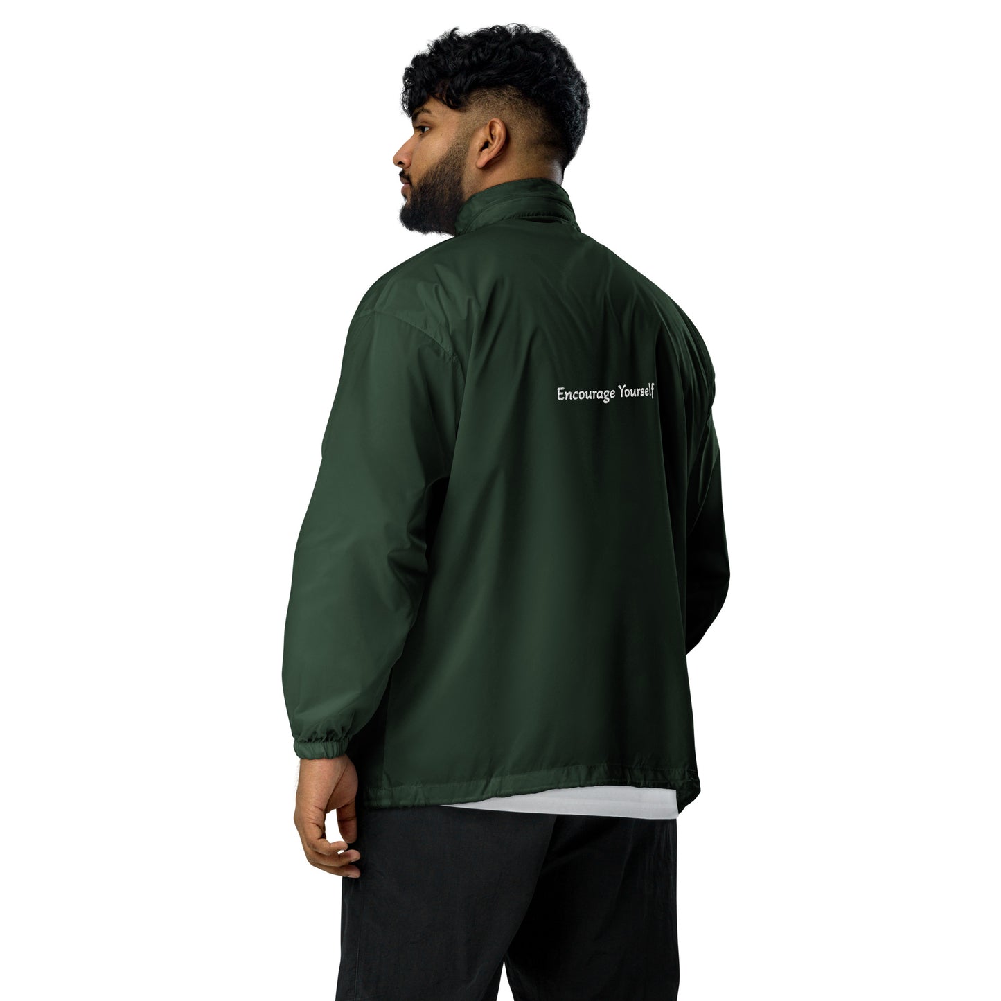 Encourage Yourself Unisex Windbreaker