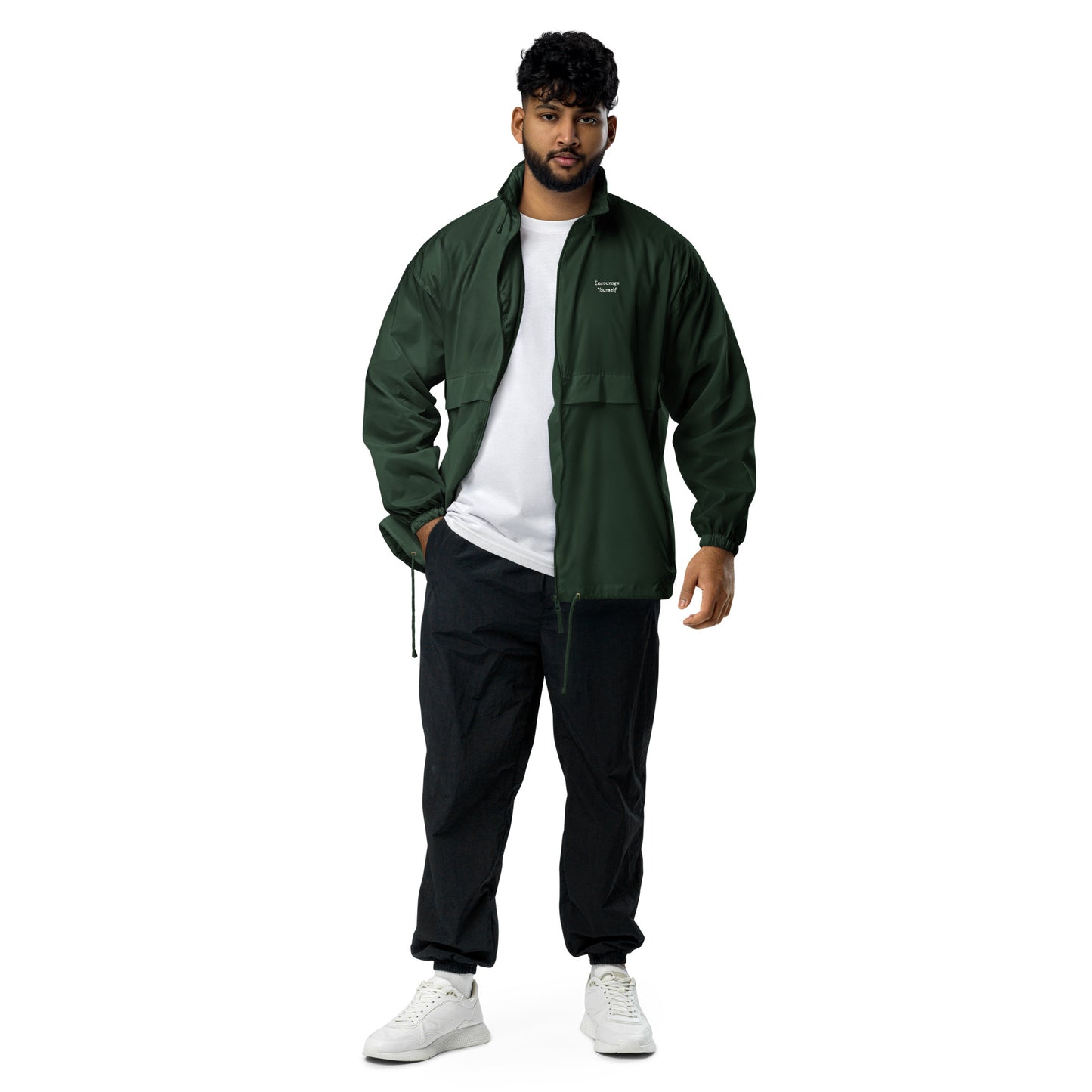 Encourage Yourself Unisex Windbreaker