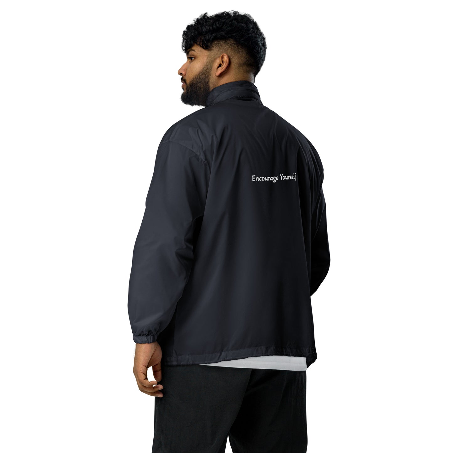 Encourage Yourself Unisex Windbreaker