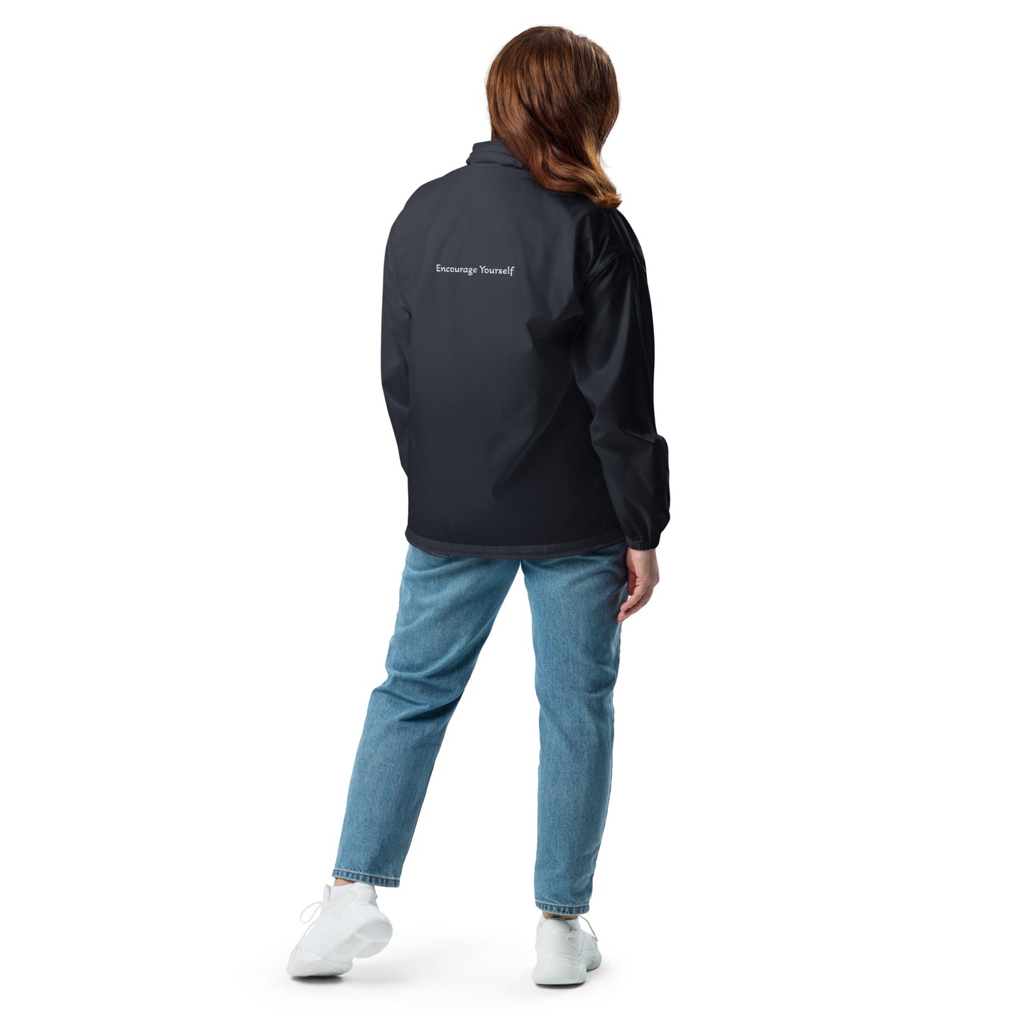 Encourage Yourself Unisex Windbreaker