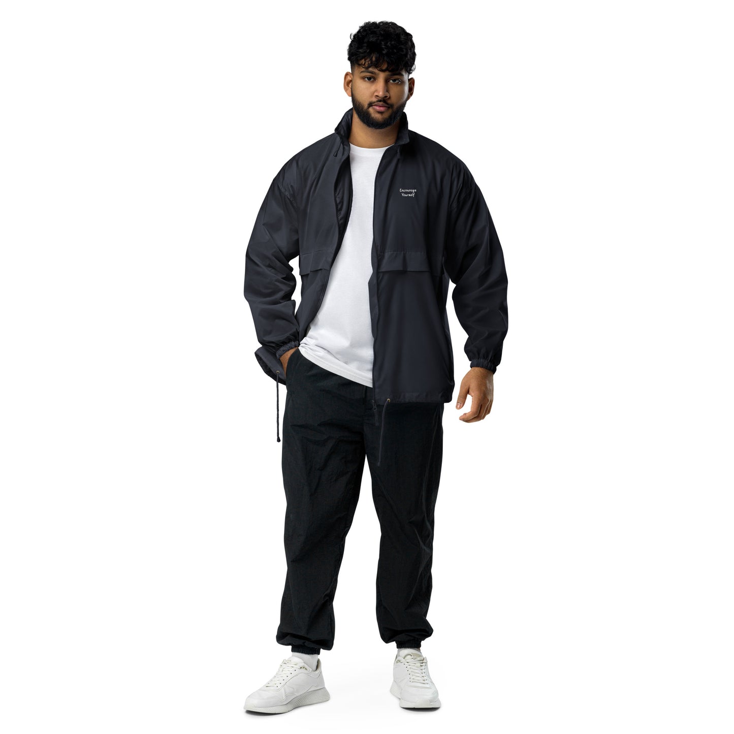 Encourage Yourself Unisex Windbreaker