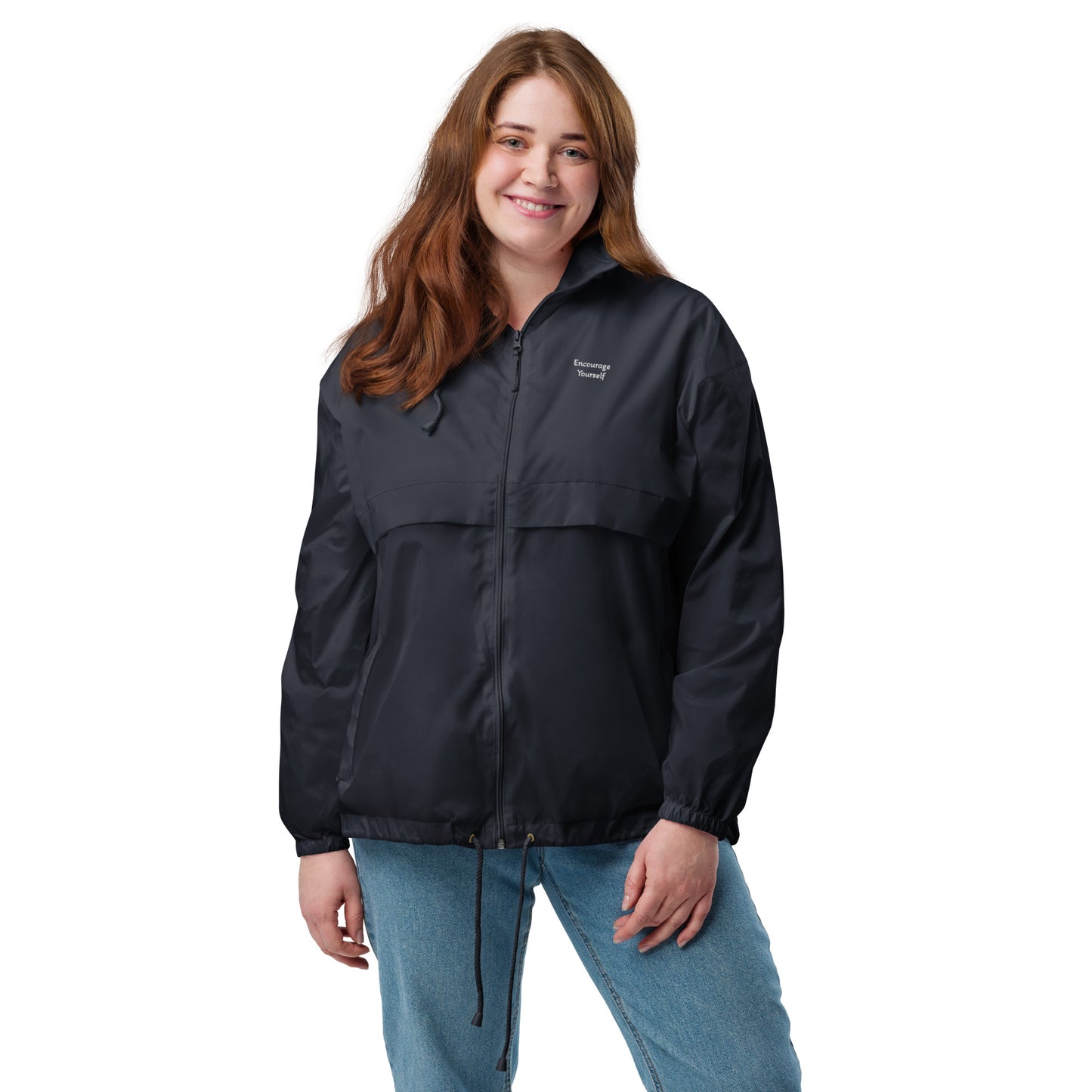 Encourage Yourself Unisex Windbreaker