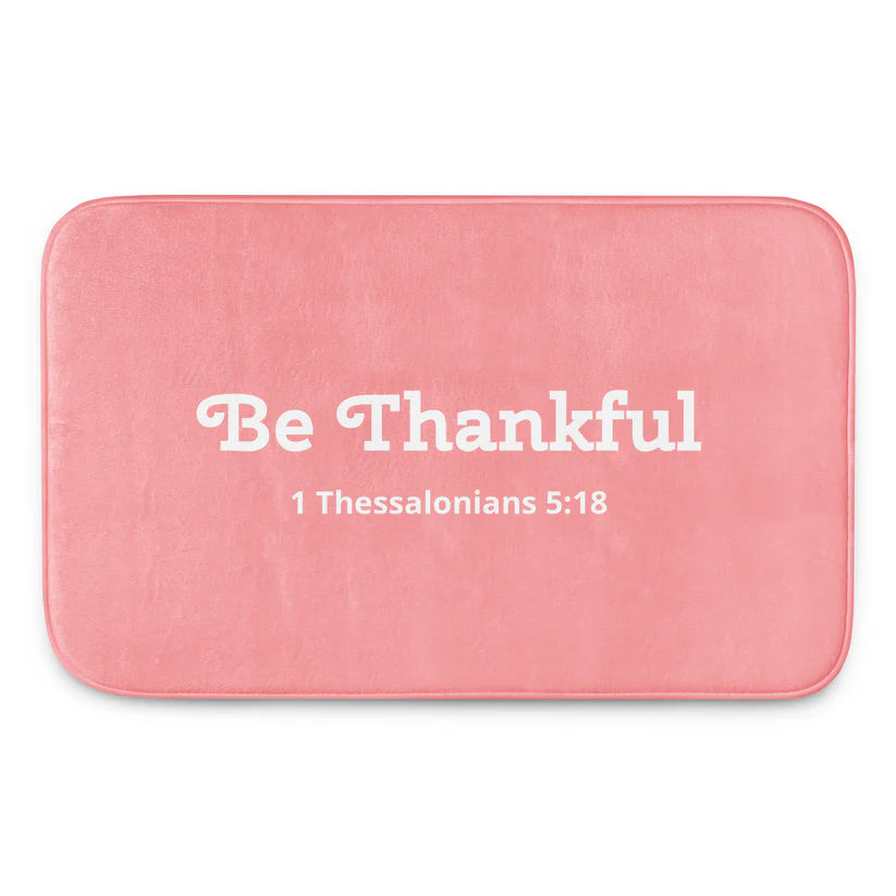 Be Thankful Memory Foam Bath Mat
