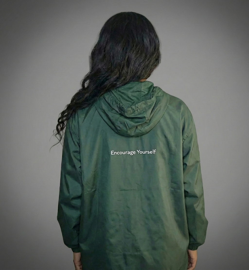 Encourage Yourself Unisex Windbreaker