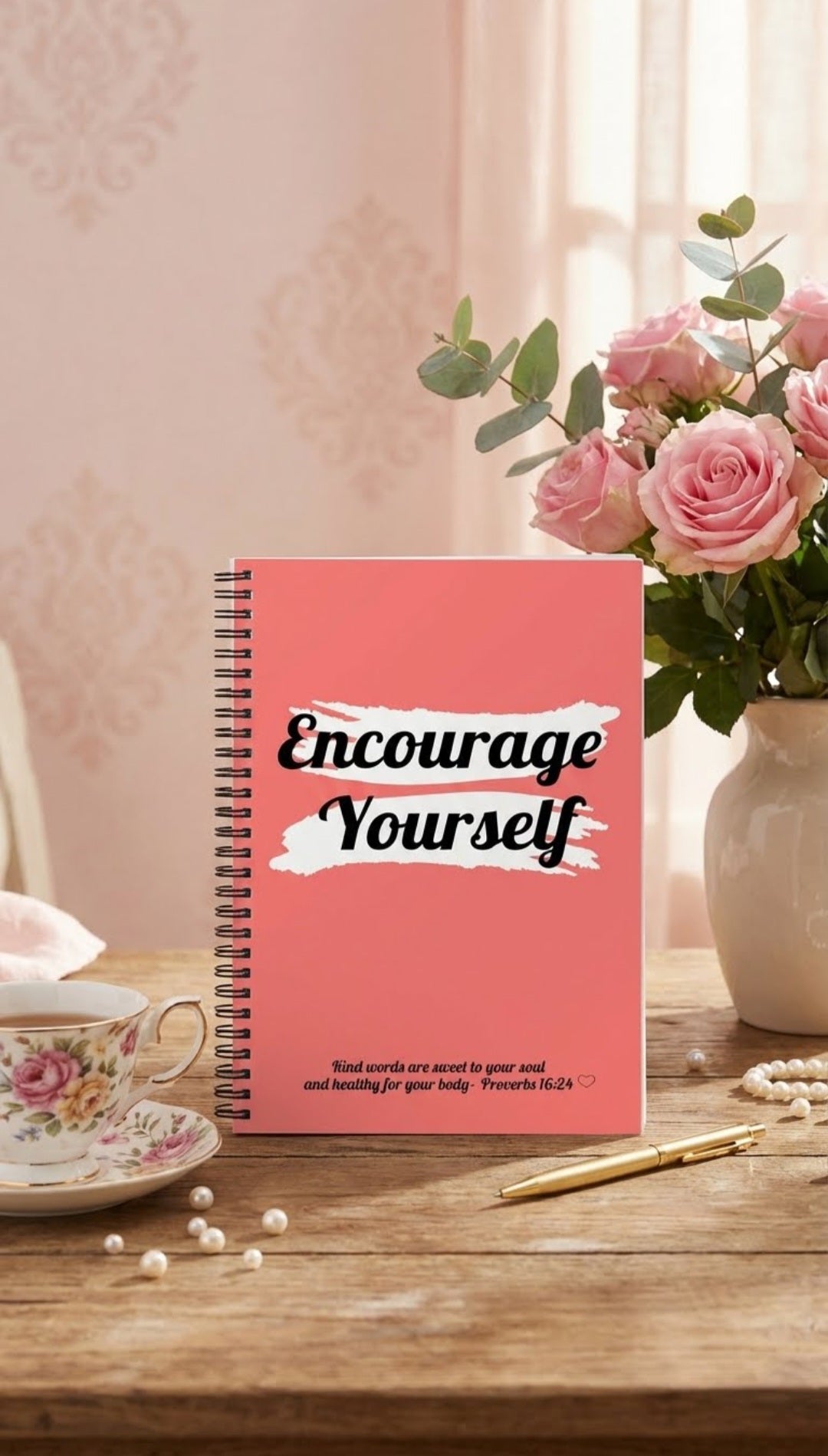 Encourage Yourself Spiral Notebook