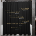 Motivational Shower Curtain