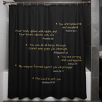 Motivational Shower Curtain