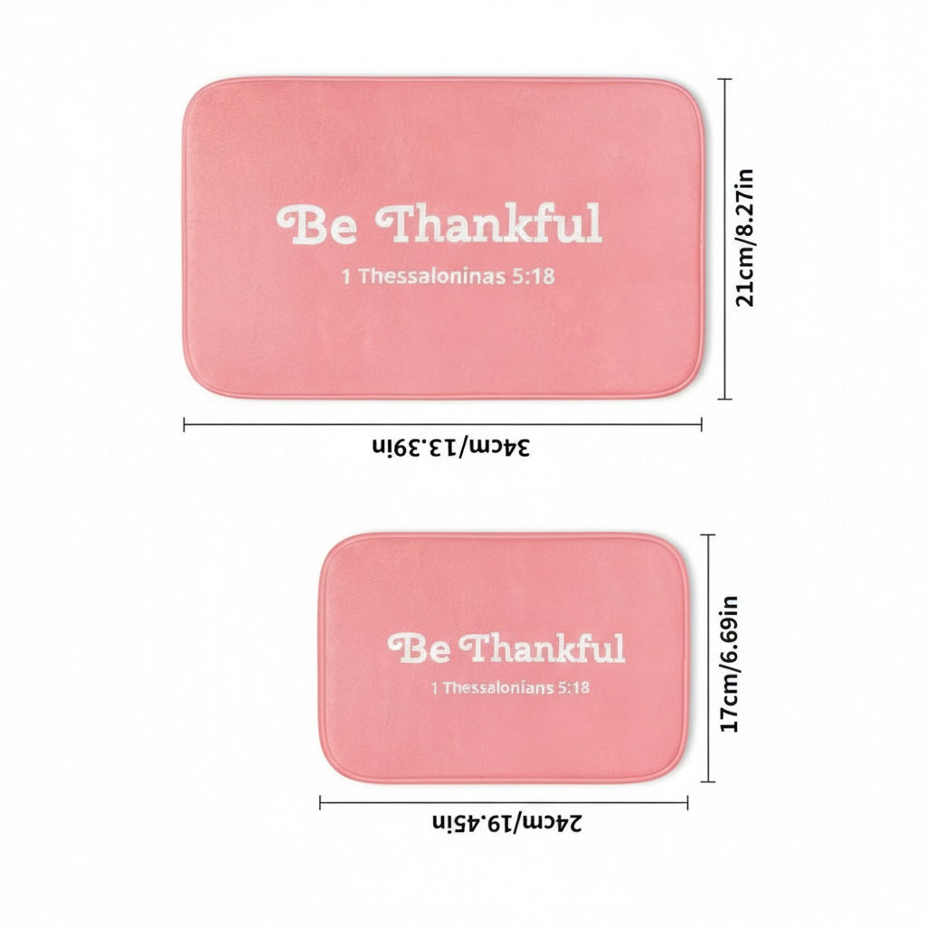 Be Thankful Bath Mat