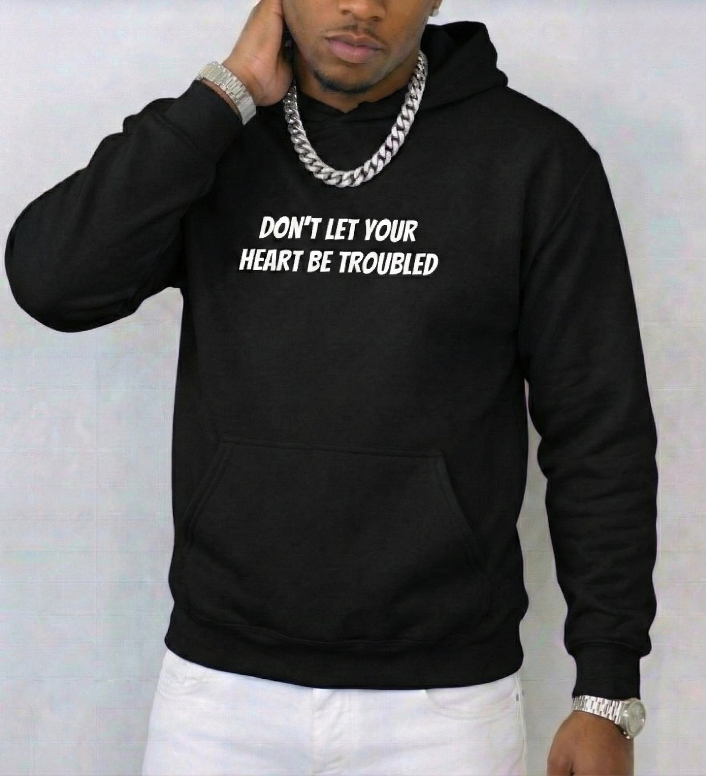 Don't Let Your Heart Be Troubled Unisex Hoodie