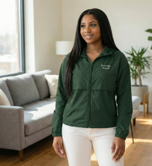 Encourage Yourself Unisex Windbreaker