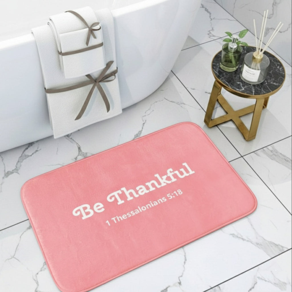 Be Thankful Bath Mat