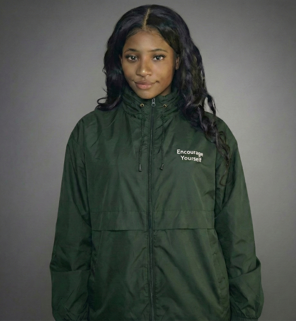 Encourage Yourself Unisex Windbreaker