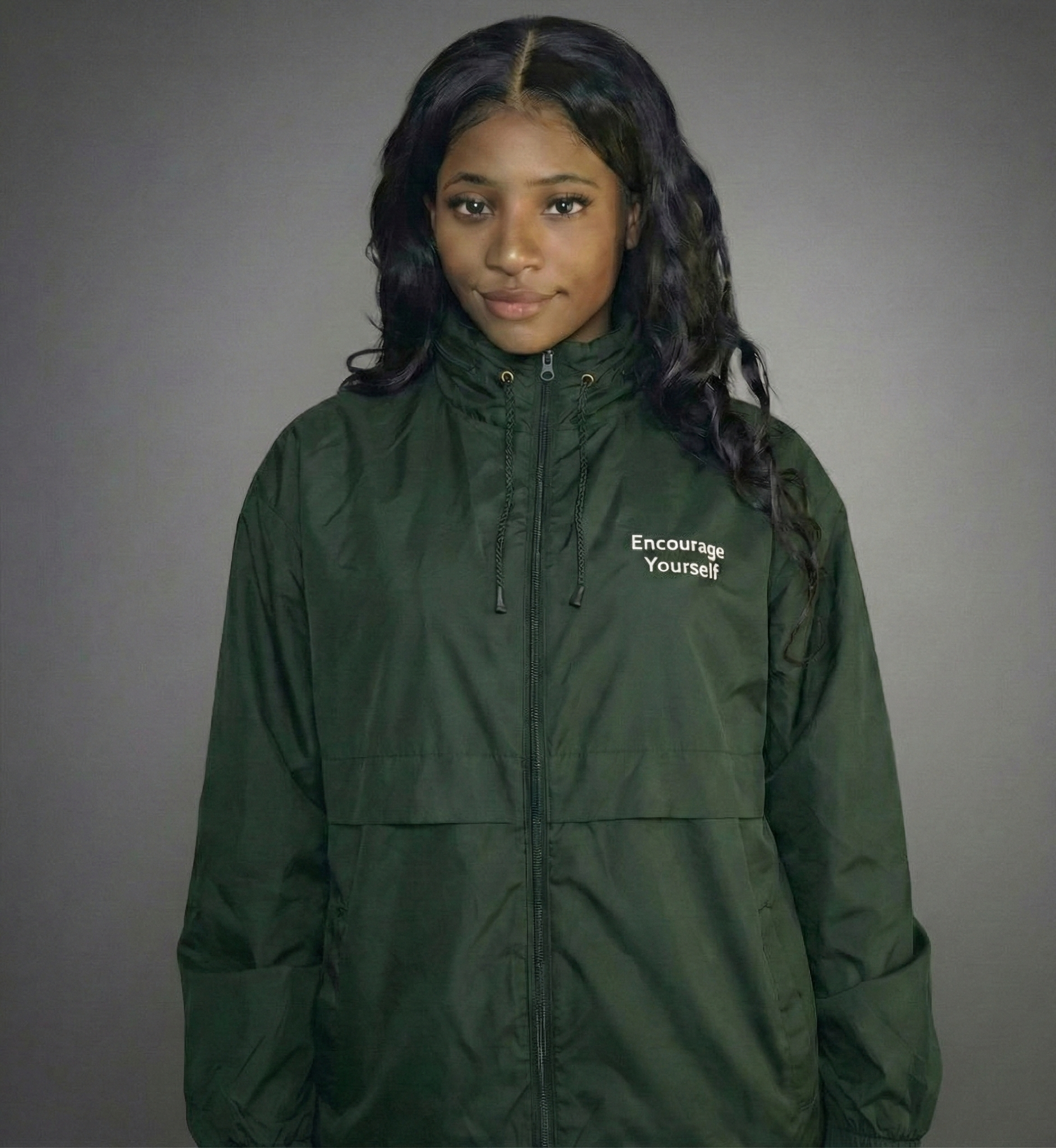 Encourage Yourself Unisex Windbreaker