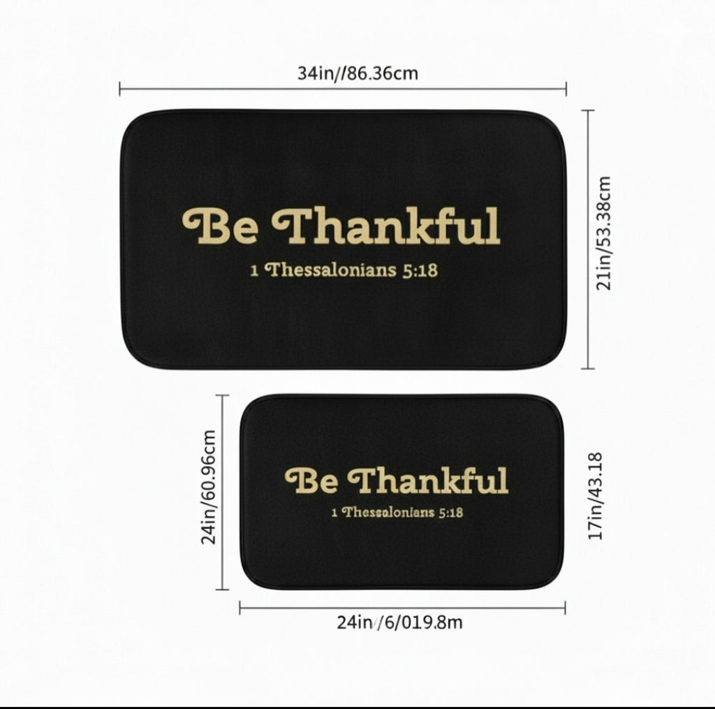 Be Thankful Bath Mat