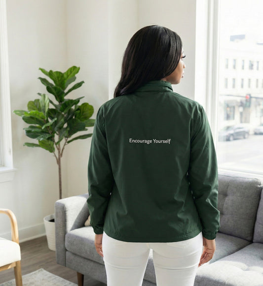 Encourage Yourself Unisex Windbreaker